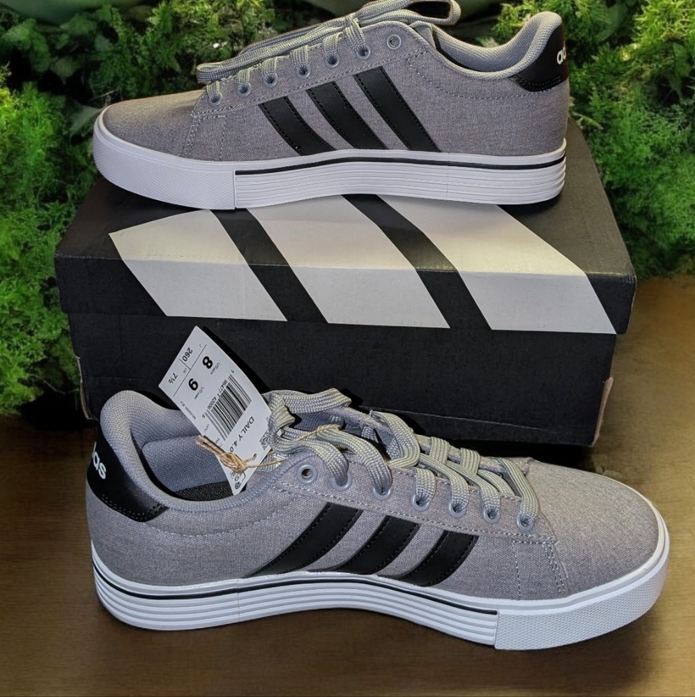 NEVER WORN!!! NWT Adidas Womans Gray and Black Sneakers Size 9